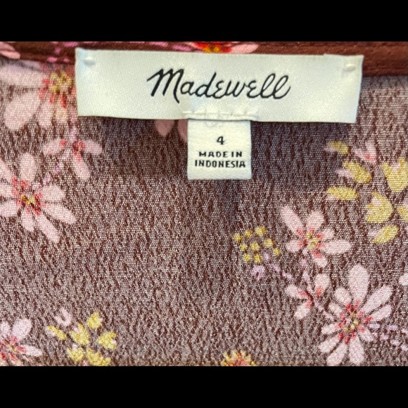 Madewell Peplum Wrap Short-sleeved Blouse - Picture 6 of 7